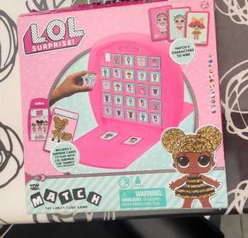 Jeu match poupée lol servie une seule fois