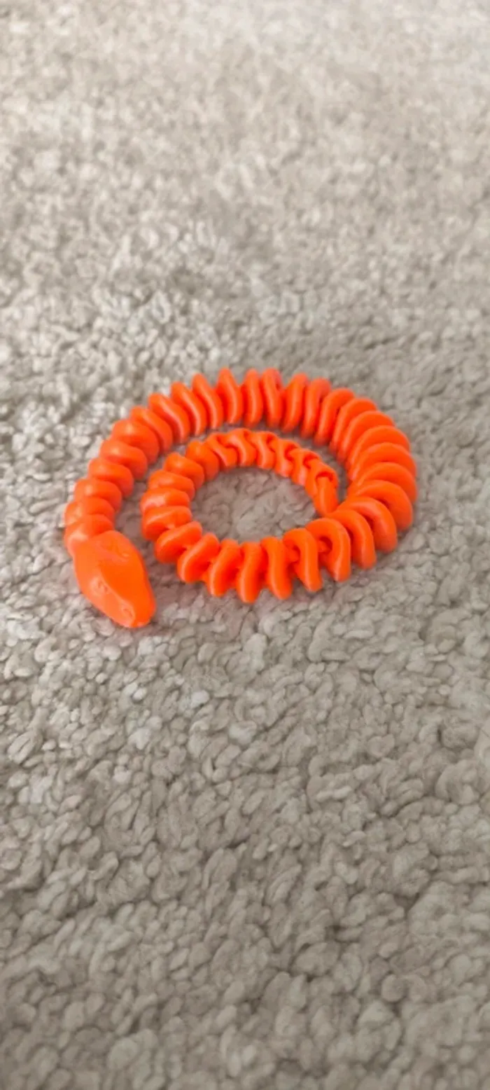 Serpent articulé 25cm à l'unité