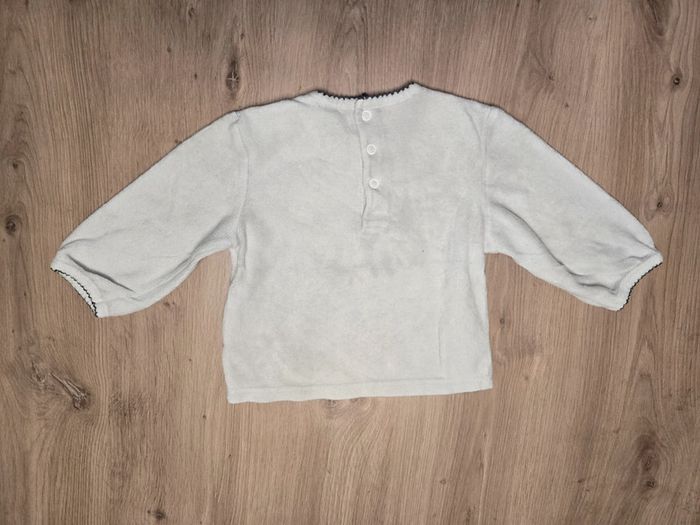 Lot de 2 haut de pyjamas fille 12 mois - photo numéro 7
