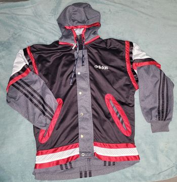 Track Jacket Vintage Y2K 90's - Logo Brodé 🧥 Adidas - Taille 162
