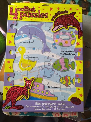 Ensemble de puzzles scintillants