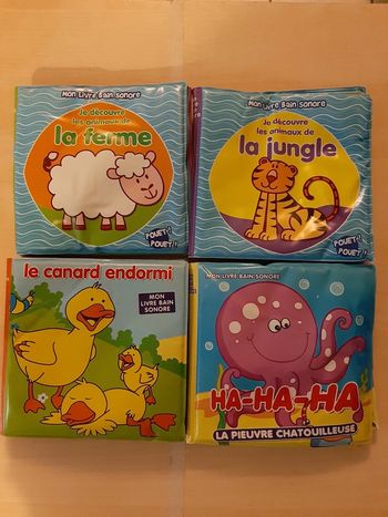 4 livres de bain sonores