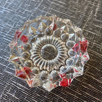 Cendrier en verre vintage #260405