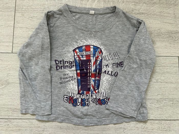 T-shirt manches longues garçon 3/4 ans