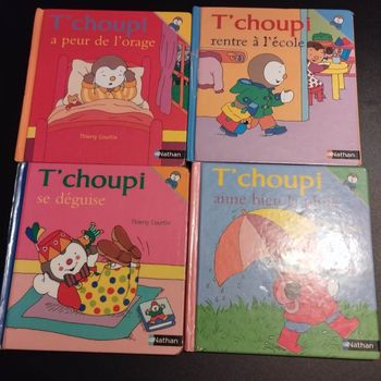 Lot de 4 Livres enfant Nathan T'choupi