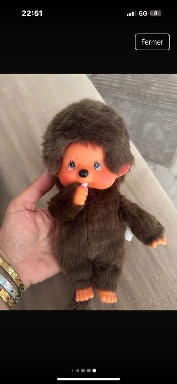 Peluche monchichi très bon état