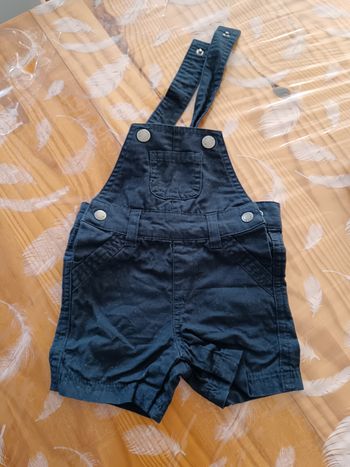 Salopette bleue marine