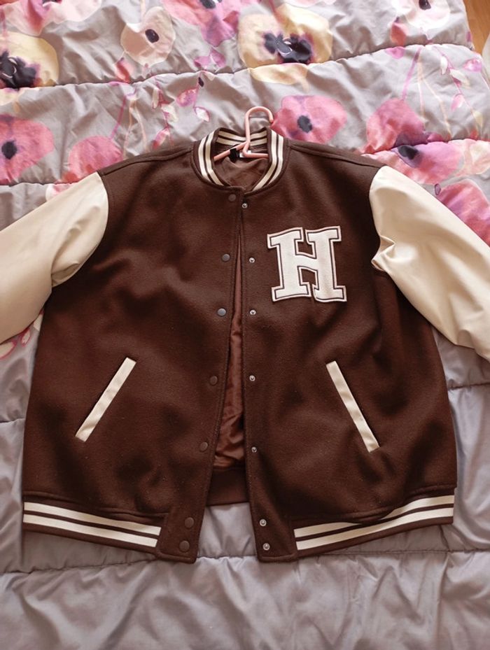 Blouson Teddy taille L - photo numéro 4