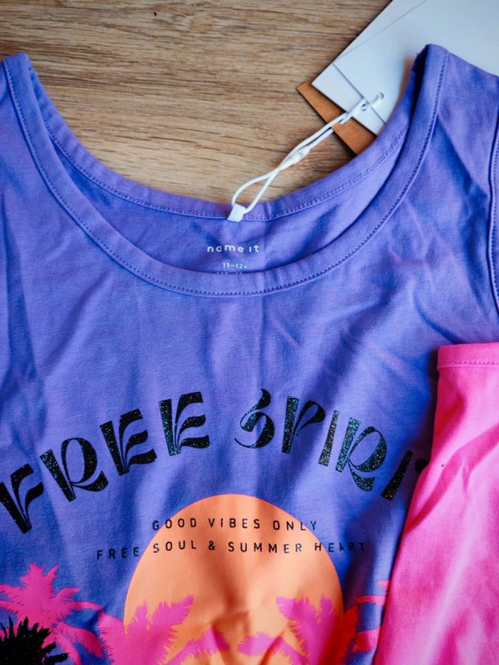 Lot de deux tee shirts name it 11_12 ans - photo numéro 4