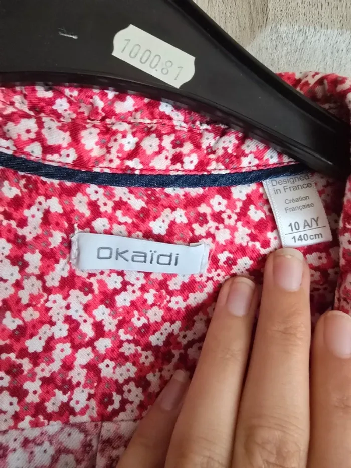 Robe fleurie liberty okaïdi 10 ans - photo numéro 2