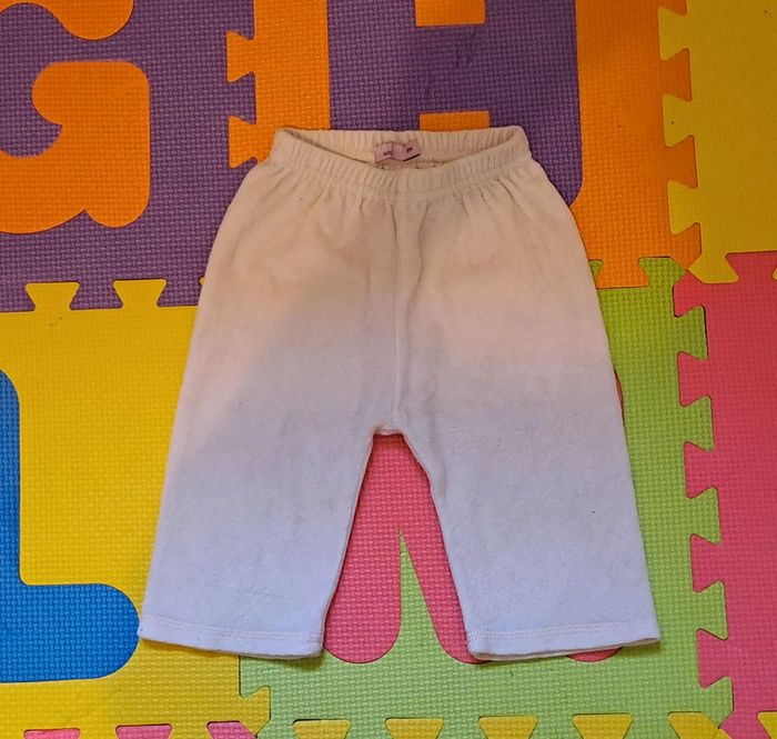 Pantalon velours blanc, tout petit, taille 9 mois (71 cm)