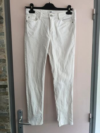 Pantalon court blanc La halle 36