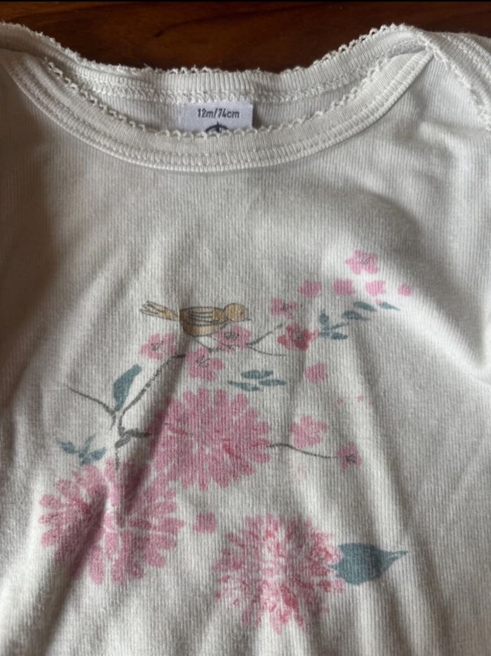 Lot de 4 bodies Petit Bateau 12M - photo numéro 3