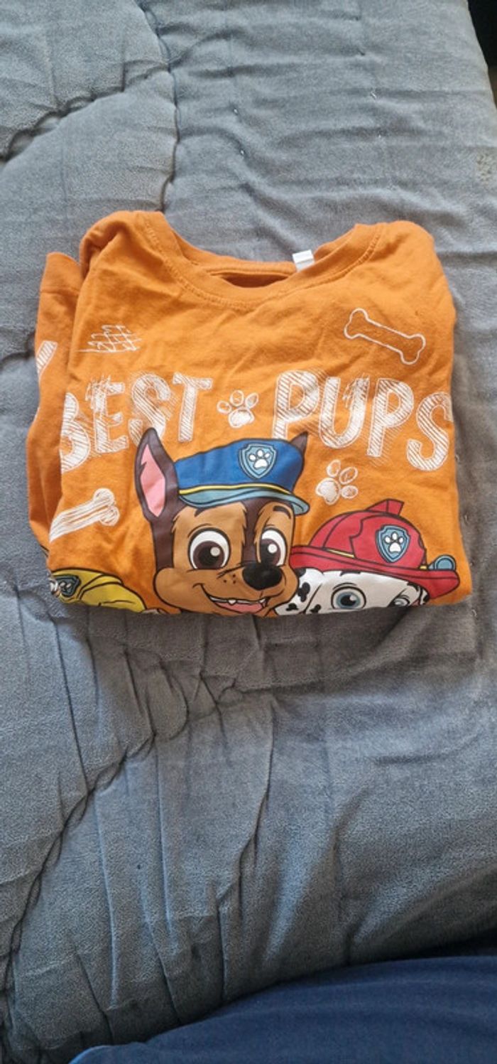 Tee Shirt manche longue Paw Patrol taille 5 ans - photo numéro 7