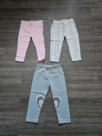 Lot de 3 leggings taille 18 mois