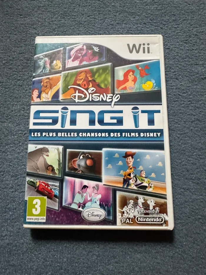 Disney Sing It + Micro - Les plus belles chansons Disney - Wii / Wii U - Très bon état - photo numéro 2