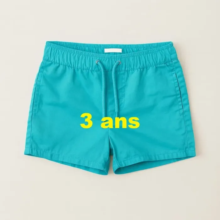 Short turquoise NKY Taille 3 ans
