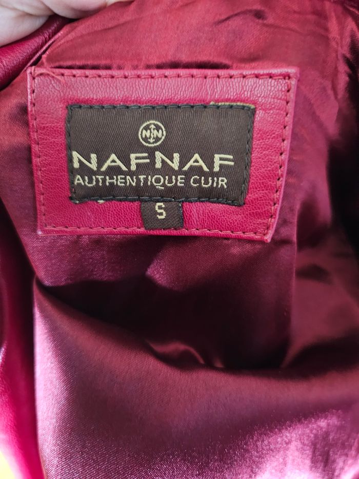 Veste naf naf taille 36 en 100 % cuir - photo numéro 5