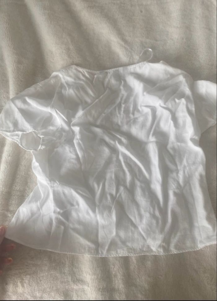 Haut blanc Zara avec boutons – Taille S - photo numéro 3