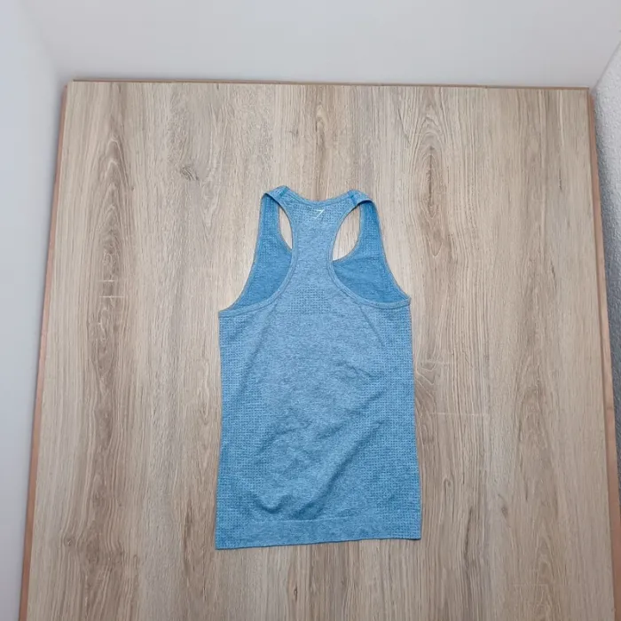 Teeshirt gymshark femme s hauts  bleu ciel - photo numéro 3