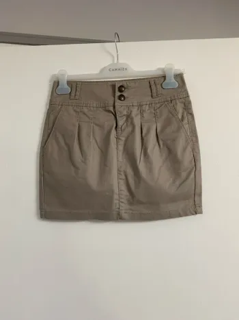 Jupe beige