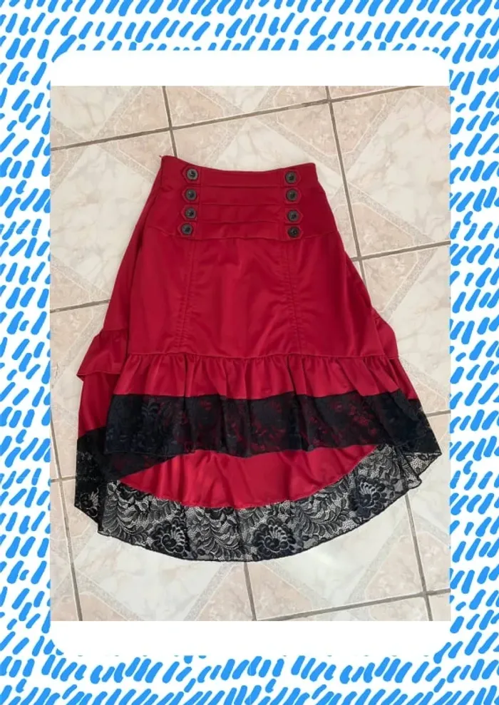 Jupe style année 50 gothique Shein dentelle