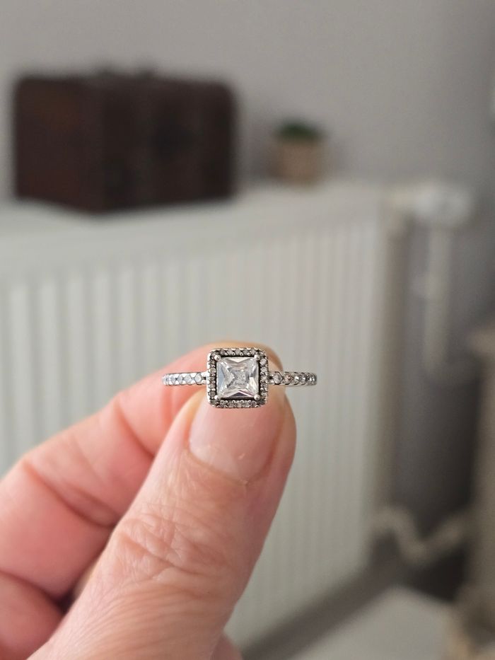 Bague en argent 925 avec zircon