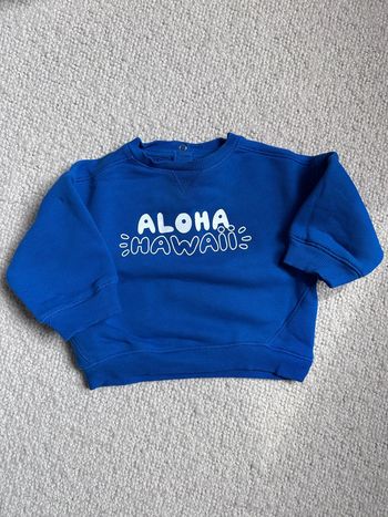 Sweat bleu Kiabi