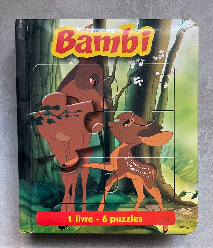 Livre puzzle Bambi