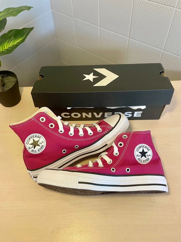 Converse Chuck Taylor glow purple / Bordeaux - photo numéro 4