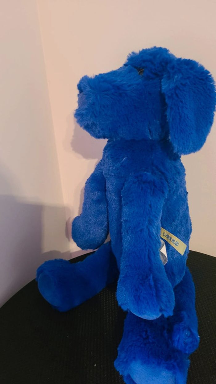 Peluche Chien bleu Ecole des loisirs - Moulin Roty non utilisé - photo numéro 2