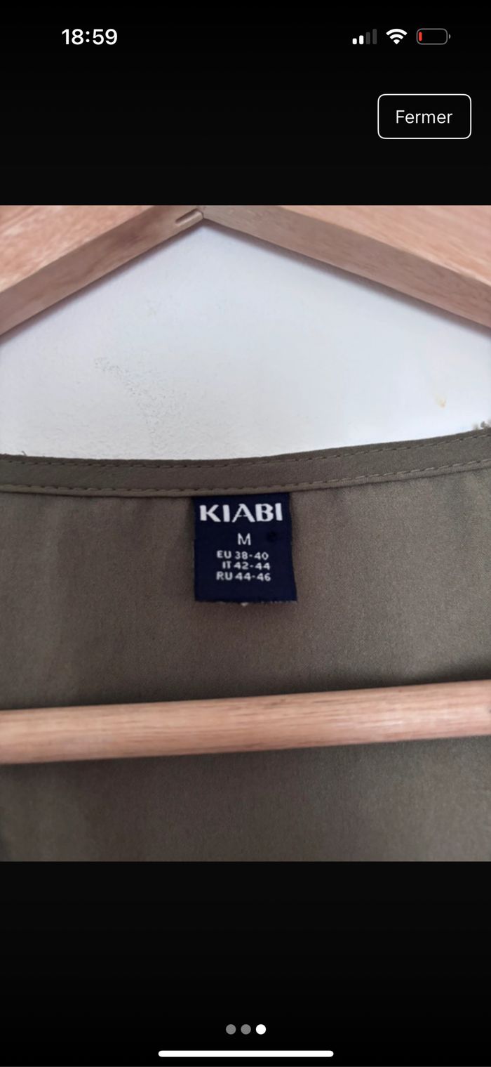 Robe verte kaki femme - photo numéro 3