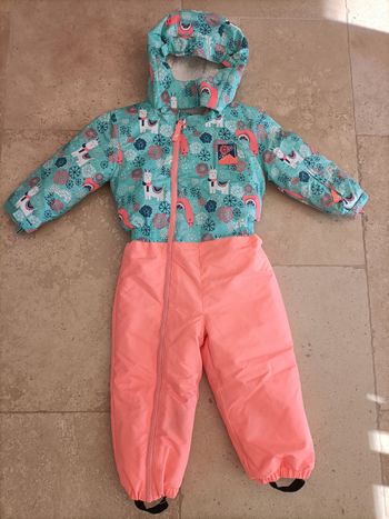 Combinaison de ski fille taille 2 ans