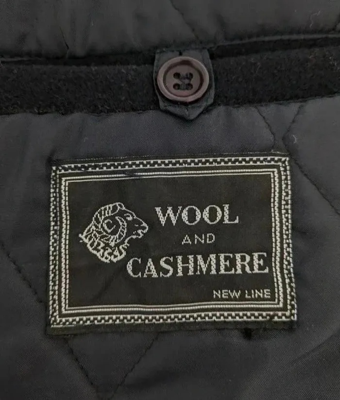 Manteau zippé en laine et cachemire - taille XL/XXL - photo numéro 2