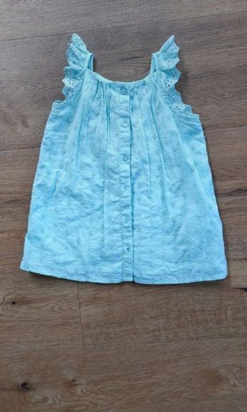 Robe vert pale 6 mois