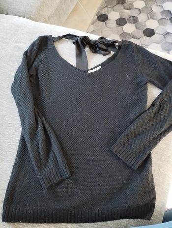 Pull col V Etam neuf M