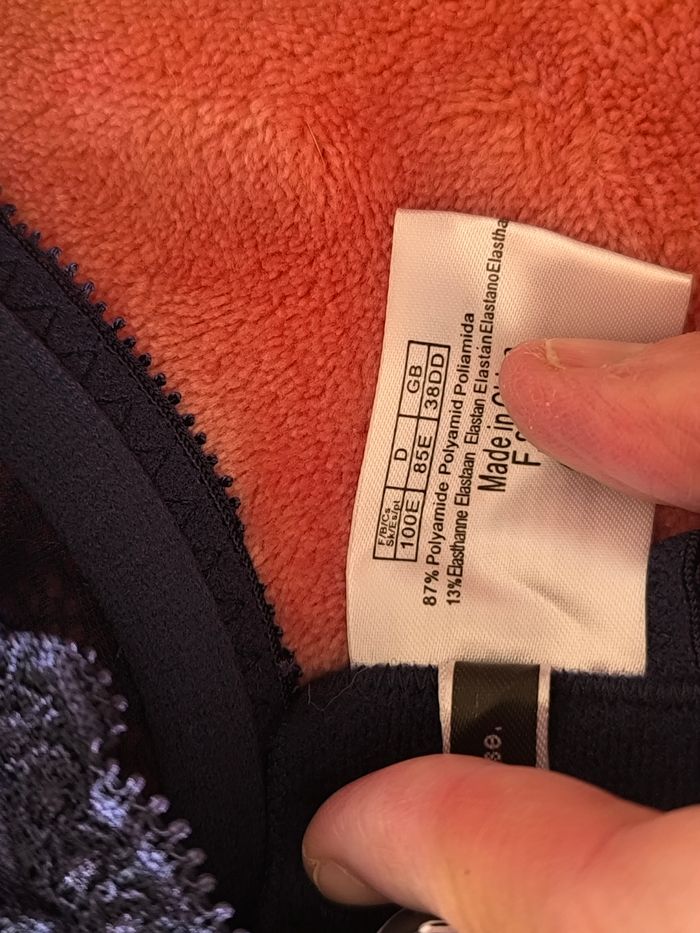 Soutien-gorge avec armatures bleu marine 100E Confidence lingerie - photo numéro 4