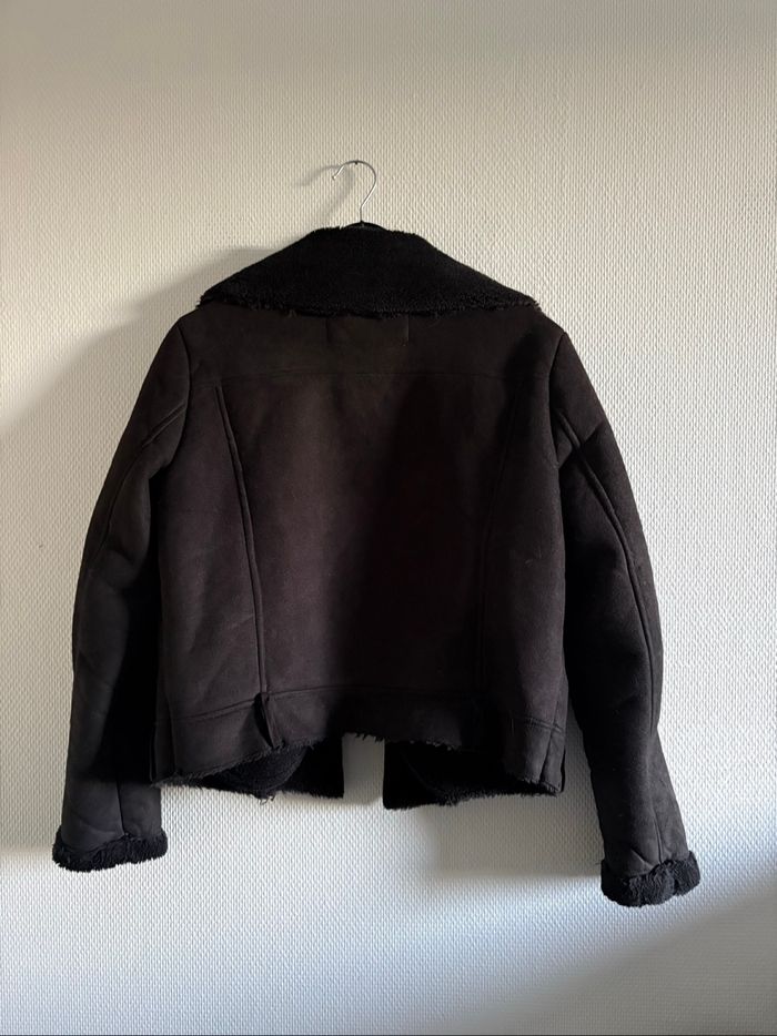 Veste aviateur, fourrure à l’intérieur - taille S - photo numéro 6