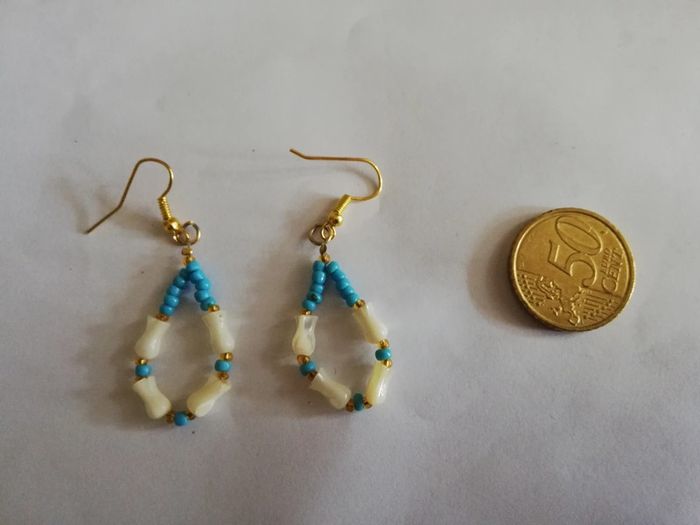 Magnifiques b o vintage authentique ethnique chic nacre