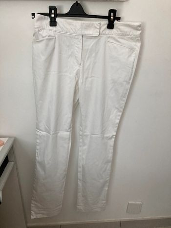 Pantalon blanc ajusté grain de malice Taille 42
