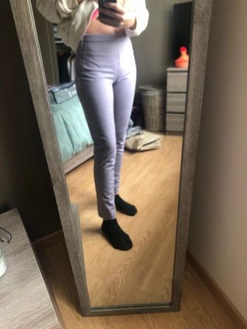 pantalon à carreaux