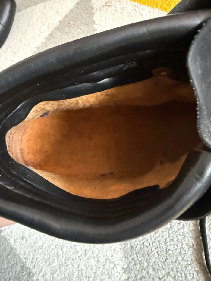 Bottes de neige en cuir vintage Taille 40 - photo numéro 5