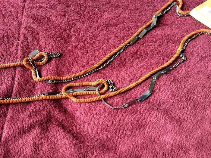 Collier long . 54 cm . En deux parties. - photo numéro 5