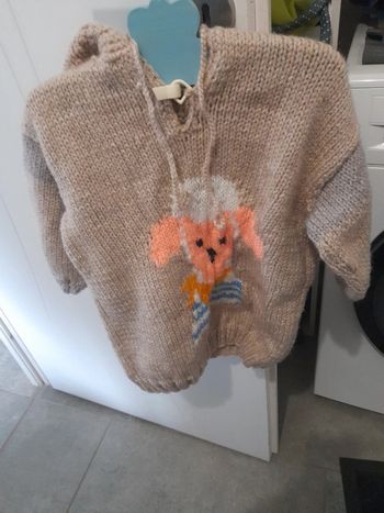 Pull en laine garçon chaud