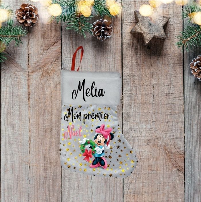 Chaussette de noel personnalisé