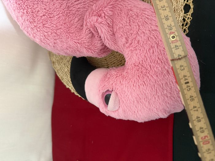 Grande peluche flamant rose - photo numéro 6