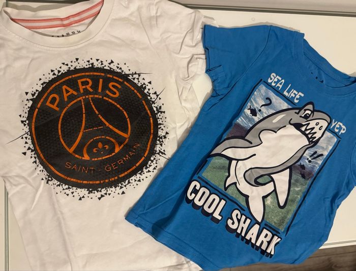 đ Lot 10 t-shirts - taille 4 ans - garçon - multi marques - trĂšs bon Ă©tat - bon Ă©tat - satisfaisant - photo numĂ©ro 2