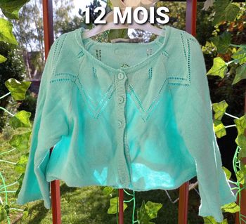 Gilet vert Catimini