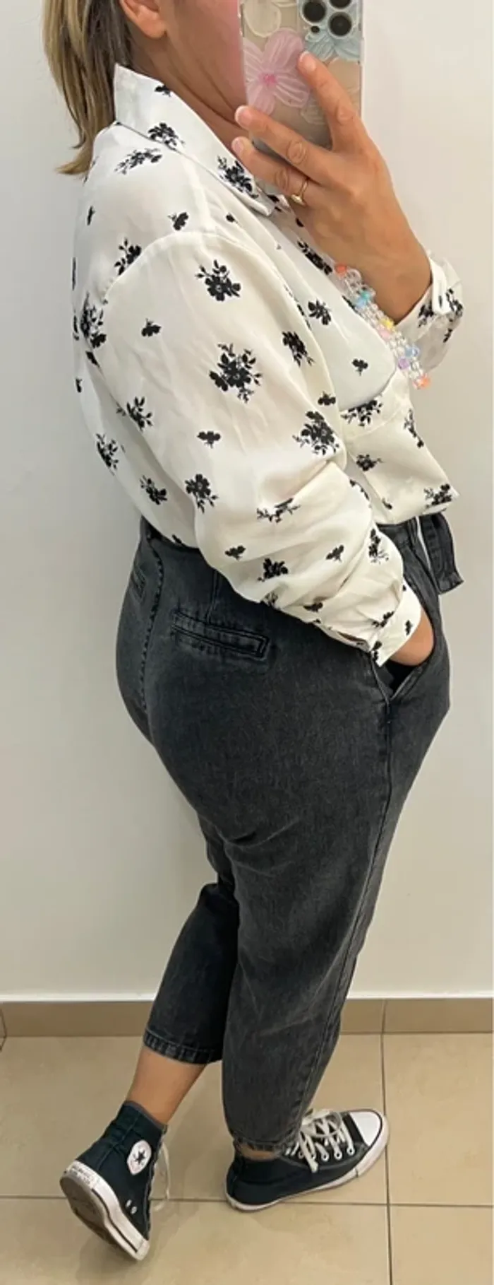 Chemise à fleurs Zara - photo numéro 5