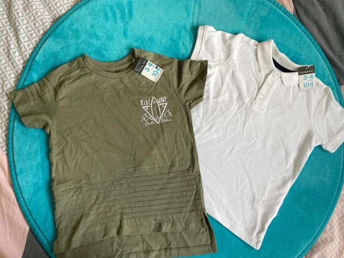 Lot polo primark 3/4 ans neuf - photo numéro 2